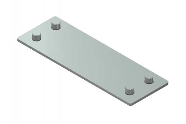 EPL 2-50 X Profile End Plate