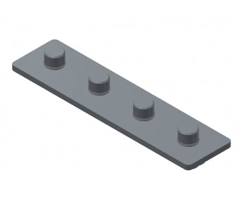 EVG 25/100 X Straight Connector Plate