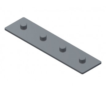 EVG 40/160 JX Straight Connector Plate