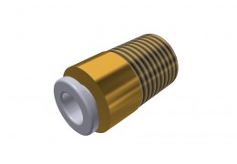 S06-02S Internal Hex Male Connector