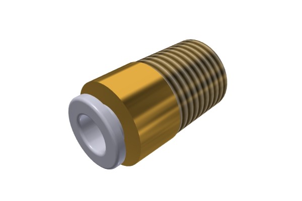 S06-02S Internal Hex Male Connector
