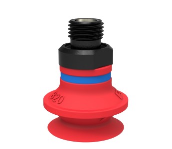  Suction cup B20.20.02AB Silicone, G1/8" male, with mesh filter 1.5 Bellows