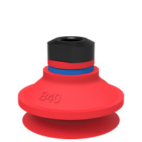 Suction cup B40 Silicone, 1/8" NPSF female