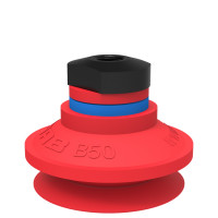 Suction cup B50 Silicone, 1/8" NPSF female, with mesh filter