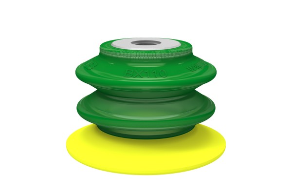 Suction cup BX110P Polyurethane 30/60 2.5 Bellows with filter, for thread insert for Vacuum Gripper System (VGS)