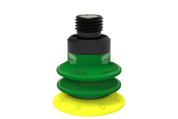  Suction cup BX25P Polyurethane 30/60 2.5 Bellows with filter, G1/8" male with mesh filter