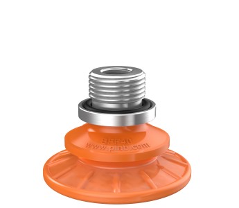 Suction cup BFF40P Polyurethane 55/60, G3/8" male, with mesh filter