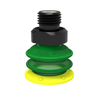  Suction cup BX20P Polyurethane 30/60 2.5 Bellows, G1/8" male