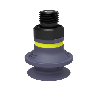 Suction cup B20 HNBR, G1/8" male, with mesh filter